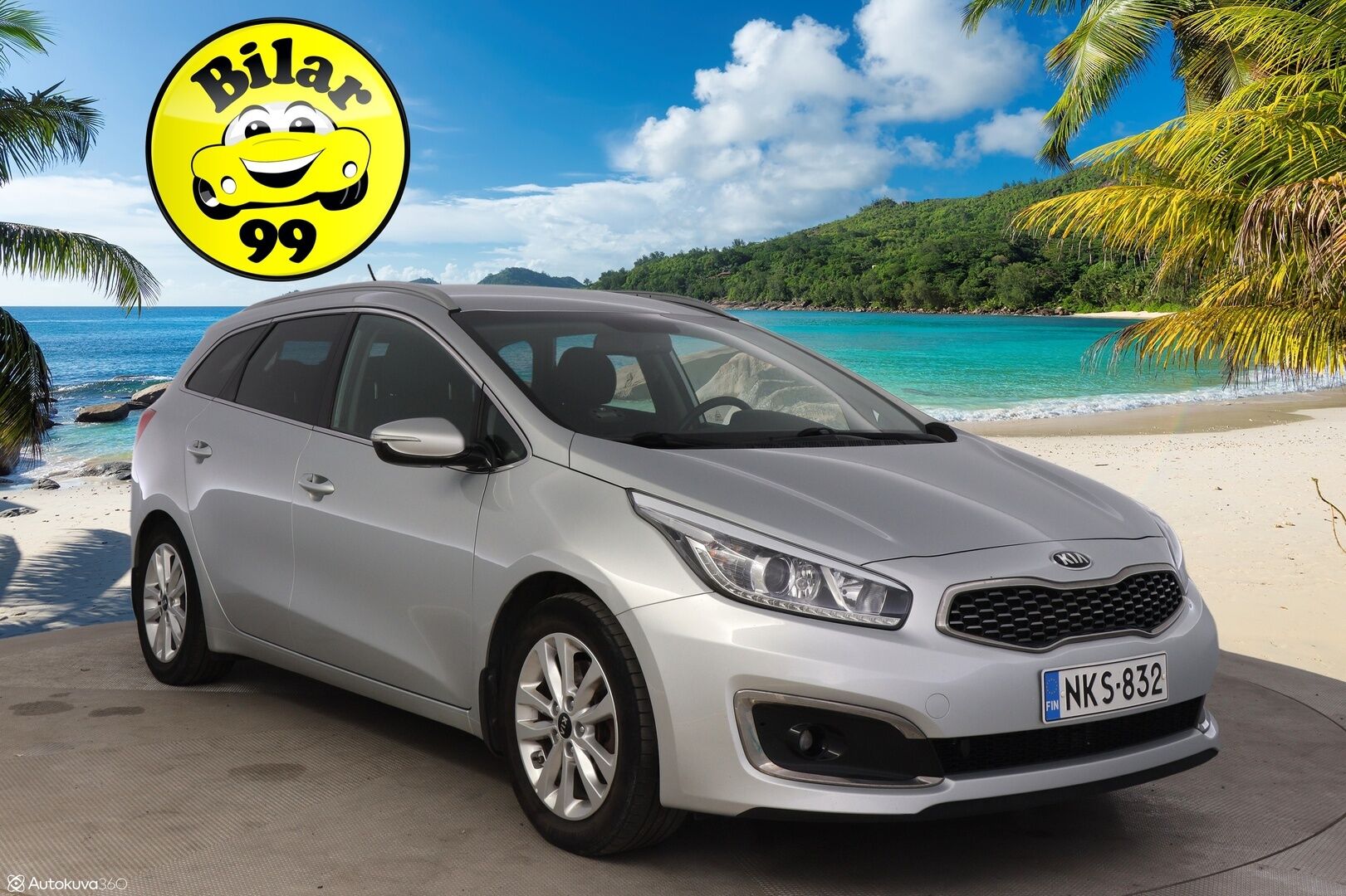 Kia cee'd 2017 1,6 EX SW DCT A/T* Suomi-auto / P. kamera / Lohkolämmitin / Vakkari /  Ratinlämmitin * - Juuri huollettu taloudellinen Suomi-auto! / Seuraava katsastus 02/27