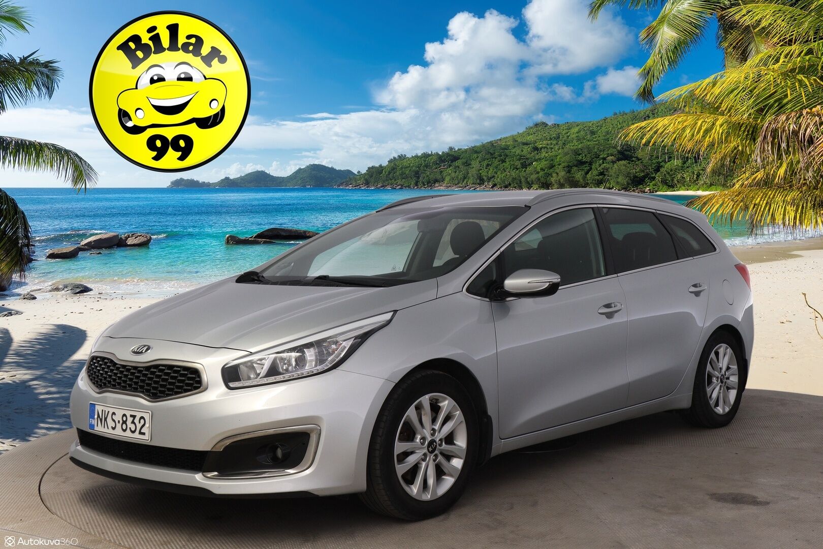 Kia cee'd 2017 1,6 EX SW DCT A/T* Suomi-auto / P. kamera / Lohkolämmitin / Vakkari /  Ratinlämmitin * - Juuri huollettu taloudellinen Suomi-auto! / Seuraava katsastus 02/27
