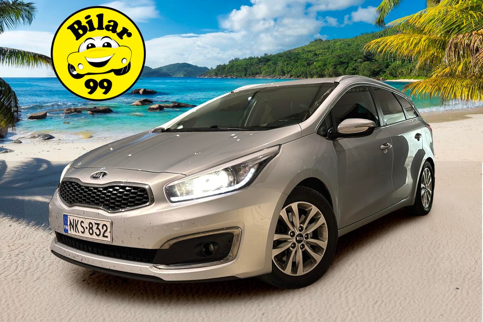 Kia cee'd 2017 1,6 EX SW DCT A/T* Suomi-auto / P. kamera / Lohkolämmitin / Vakkari /  Ratinlämmitin * - Juuri huollettu taloudellinen Suomi-auto! / Seuraava katsastus 02/27