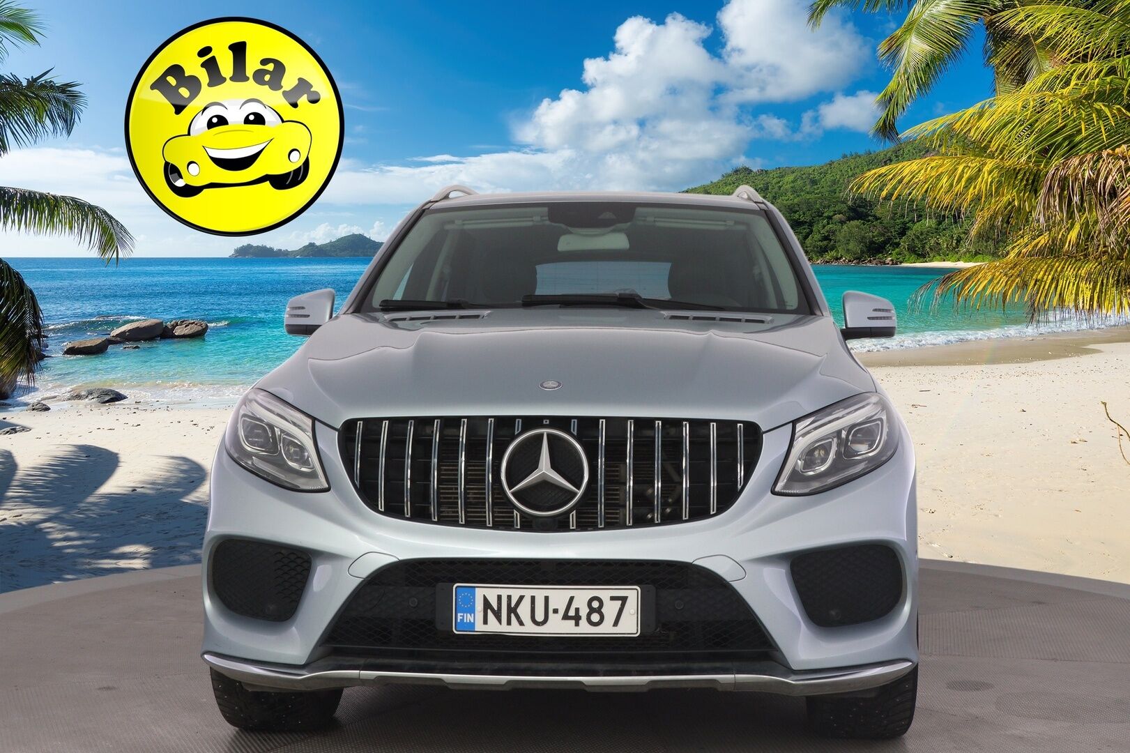 Mercedes-Benz GLE 2015 500 e 4MATIC AMG *H&K / Comand / LED / BLIS / Nahat * - * Diamond Silver Metallic / Vähän ajettu / Vahva 3.0 V6 *
