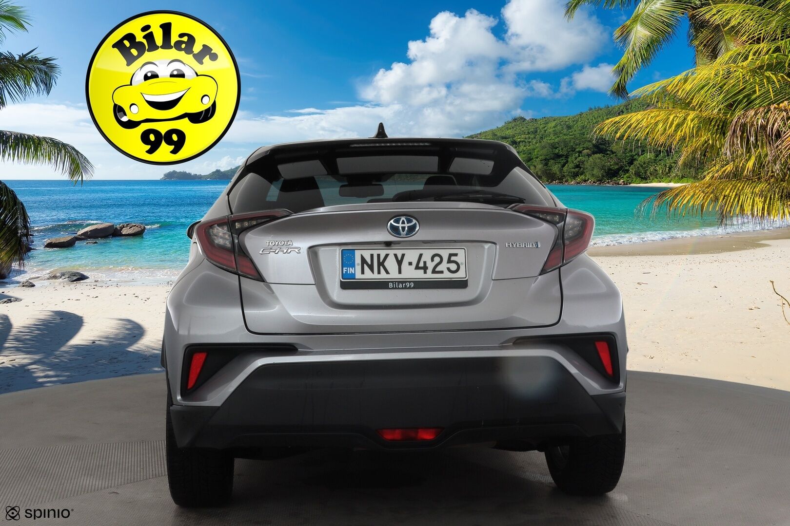 Toyota C-HR 2017 1,8 Hybrid Premium * Nahat / JBL / ACC / P.kamera / LED / Navi / Lohkolämmitin / KeylessGo * - Suomi-auto / Kahdet renkaat aluvanteilla