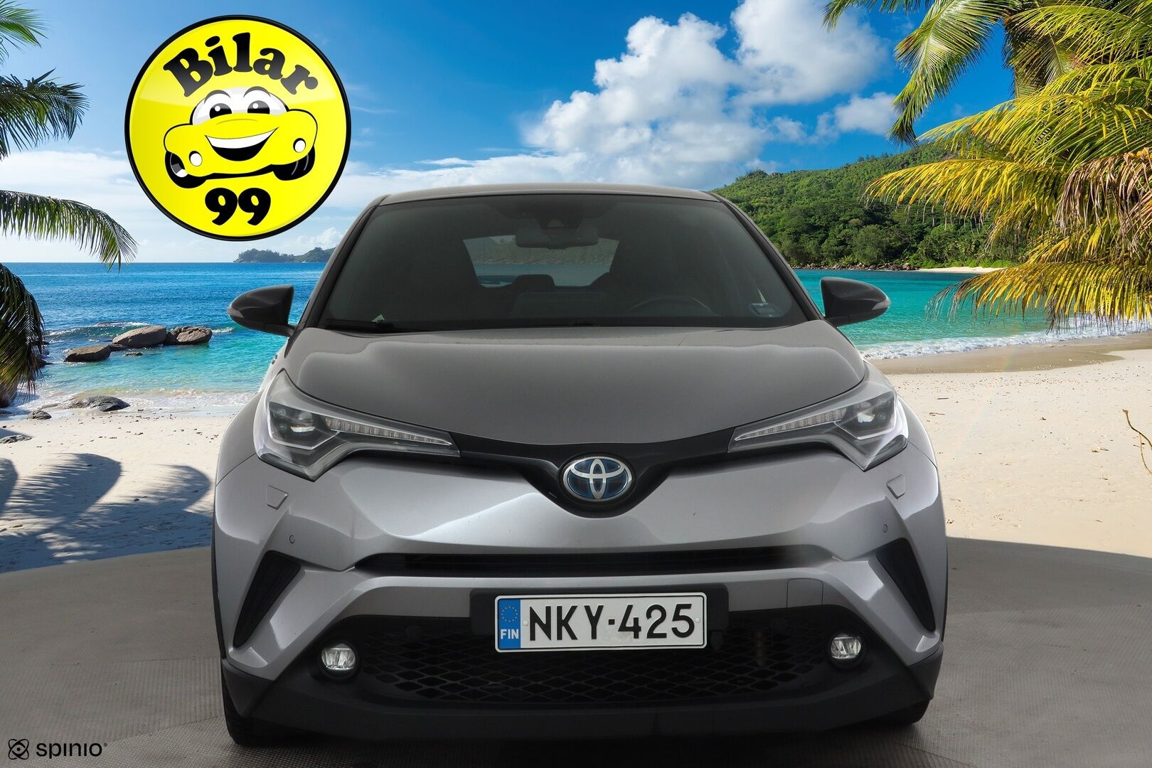 Toyota C-HR 2017 1,8 Hybrid Premium * Nahat / JBL / ACC / P.kamera / LED / Navi / Lohkolämmitin / KeylessGo * - Suomi-auto / Kahdet renkaat aluvanteilla