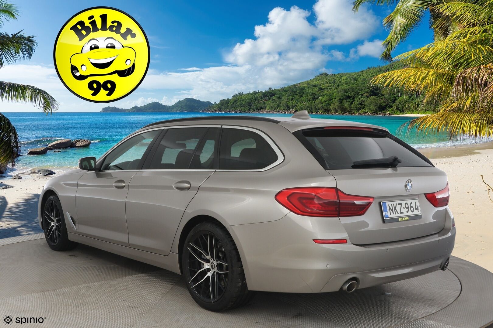 BMW 520 2017 G31 Touring 520d A xDrive Business* Webasto / Vetokoukku / Konjakkinahat* - *Digimittari / My BMW / 2-Omisteinen / Suomi-auto / P-Tutkat / Siisti* - HULLUT JOULUT KORKOTARJOUS 2,49% 