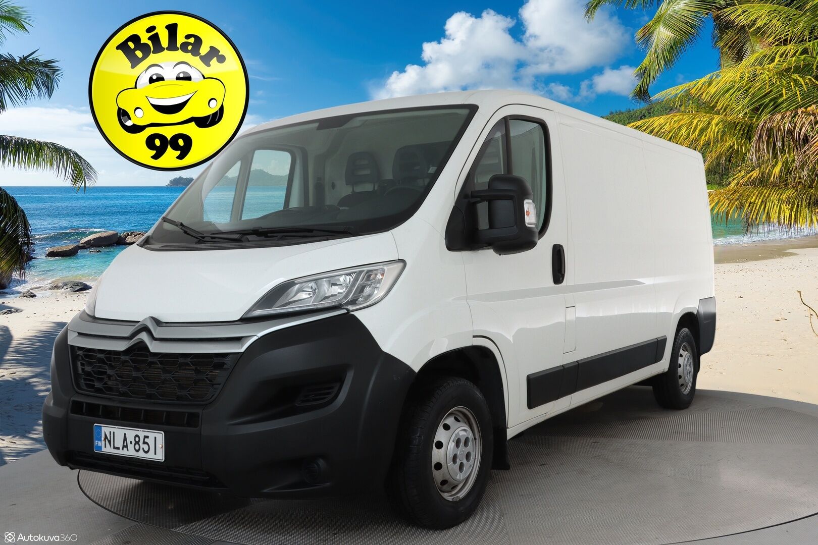 Citroen Jumper 2018 BlueHDi 110 35 L2H1 ** Webasto / Vakkari / Ilmastointi / Bluetooth / Kiinteä Ikkunallinen Väliseinä ** - 1.Om Suomi-auto / Kahdet renkaat