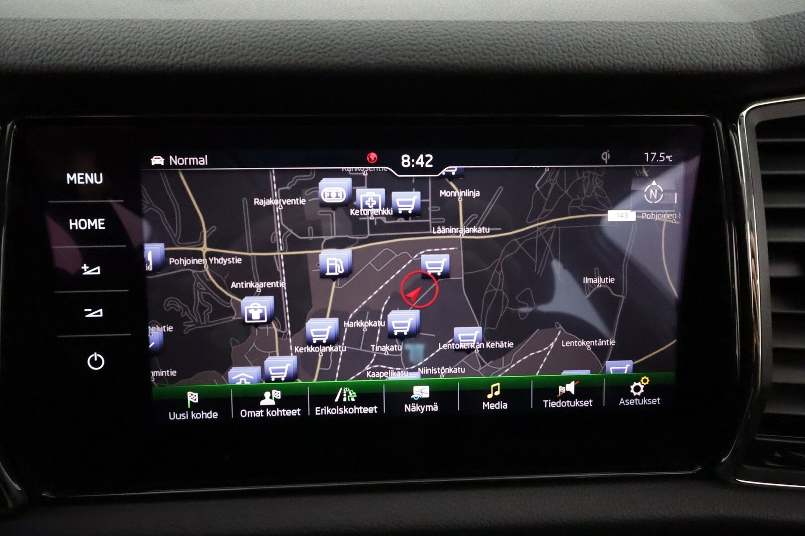 Skoda Kodiaq 2018 2,0TDI 190 4x4 Exclusive**Panorama / 360° Kamera / Ilmastoidut Muistinahat / Adapt.Vakkari / Webasto / Koukku / Canton** - Navi / Kaistavahti / 3-Alueinen / KeylessGO / 2x Renkaat