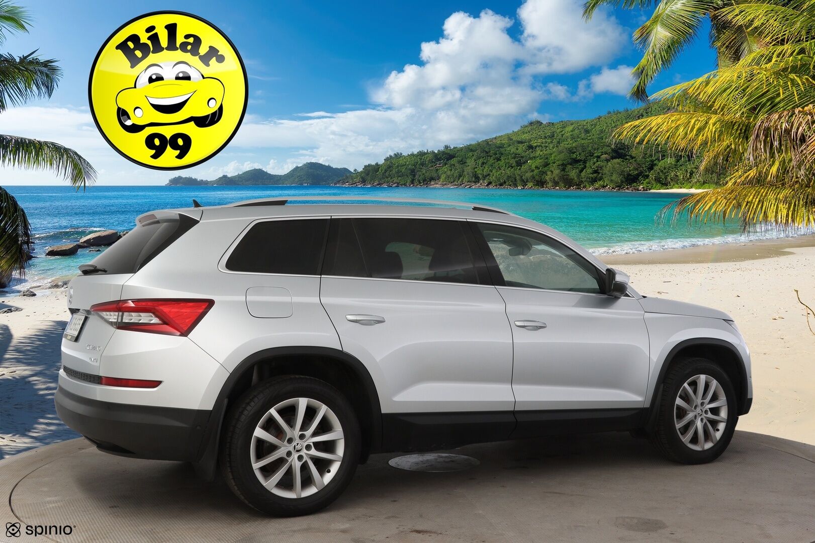 Skoda Kodiaq 2018 2,0TDI 190 4x4 Exclusive**Panorama / 360° Kamera / Ilmastoidut Muistinahat / Adapt.Vakkari / Webasto / Koukku / Canton** - Navi / Kaistavahti / 3-Alueinen / KeylessGO / 2x Renkaat