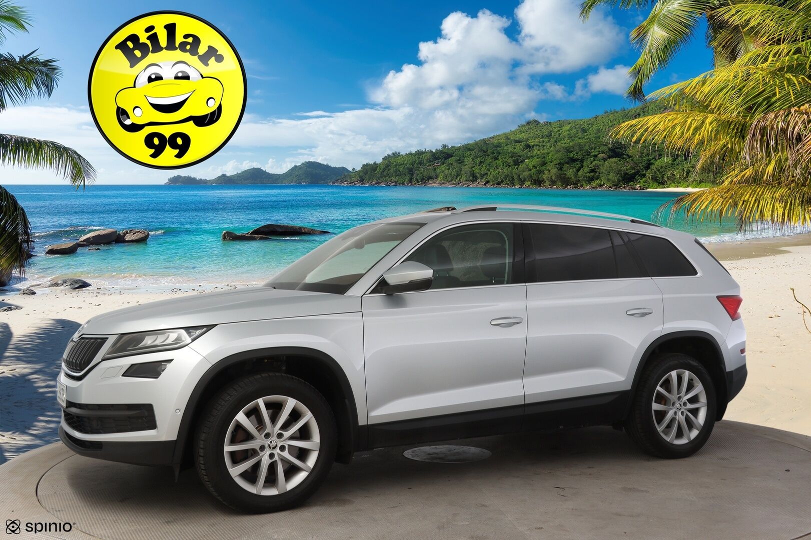 Skoda Kodiaq 2018 2,0TDI 190 4x4 Exclusive**Panorama / 360° Kamera / Ilmastoidut Muistinahat / Adapt.Vakkari / Webasto / Koukku / Canton** - Navi / Kaistavahti / 3-Alueinen / KeylessGO / 2x Renkaat