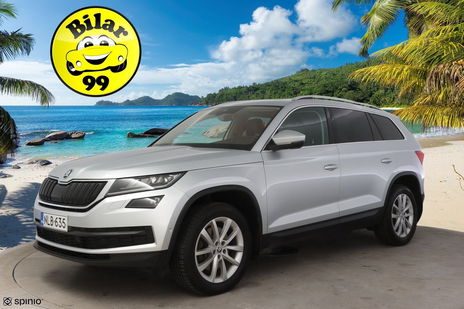 Skoda Kodiaq 2018 2,0TDI 190 4x4 Exclusive**Panorama / 360° Kamera / Ilmastoidut Muistinahat / Adapt.Vakkari / Webasto / Koukku / Canton** - Navi / Kaistavahti / 3-Alueinen / KeylessGO / 2x Renkaat
