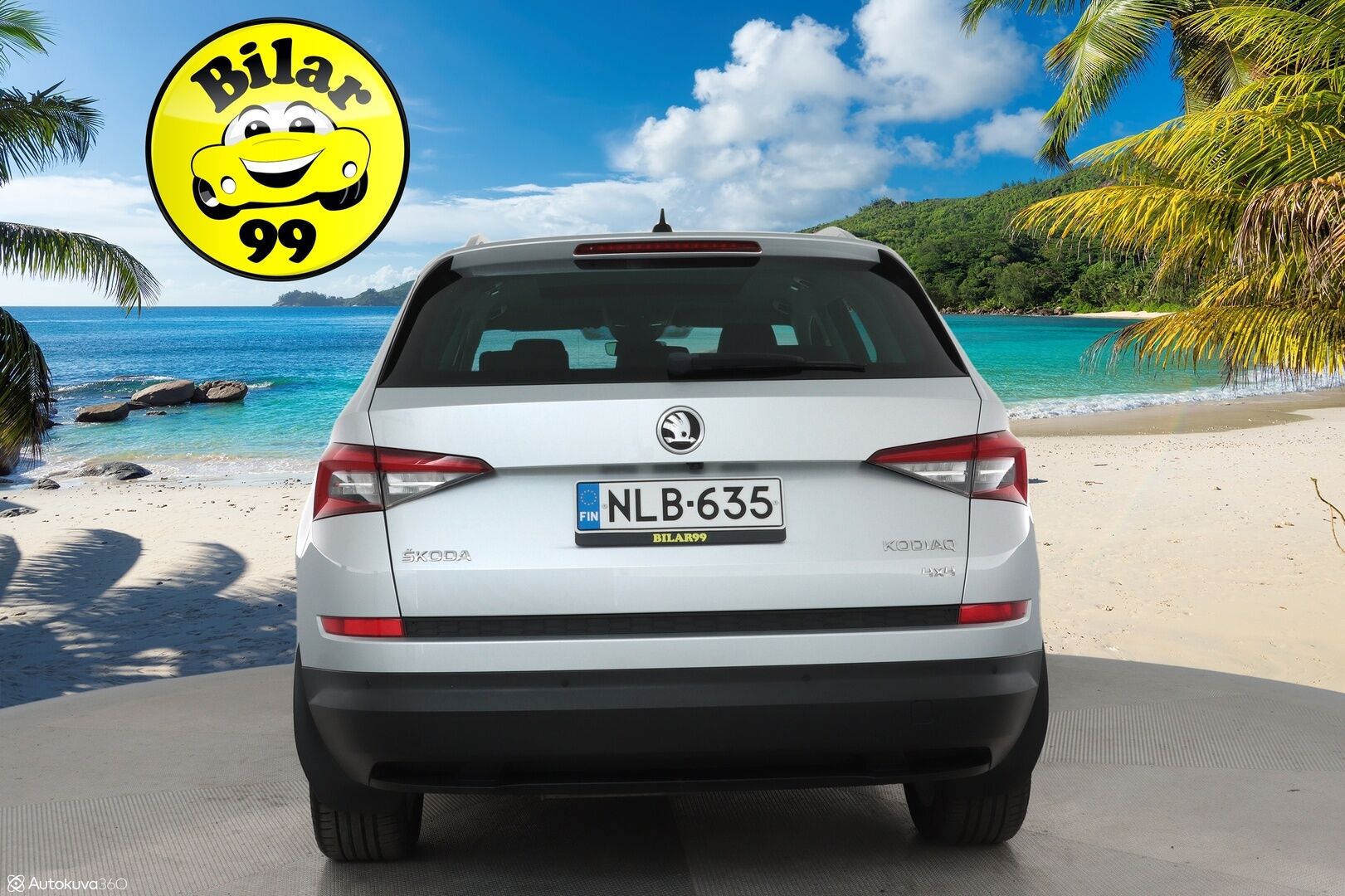 Skoda Kodiaq 2018 2,0TDI 190 4x4 Exclusive**Panorama / 360° Kamera / Ilmastoidut Muistinahat / Adapt.Vakkari / Webasto / Koukku / Canton** - Navi / Kaistavahti / 3-Alueinen / KeylessGO / 2x Renkaat