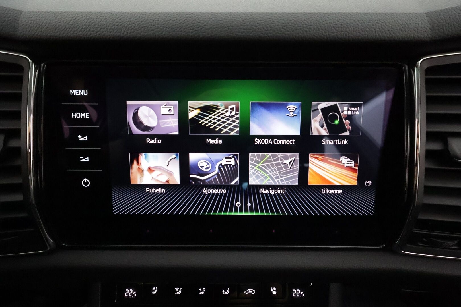 Skoda Kodiaq 2018 2,0TDI 190 4x4 Exclusive**Panorama / 360° Kamera / Ilmastoidut Muistinahat / Adapt.Vakkari / Webasto / Koukku / Canton** - Navi / Kaistavahti / 3-Alueinen / KeylessGO / 2x Renkaat