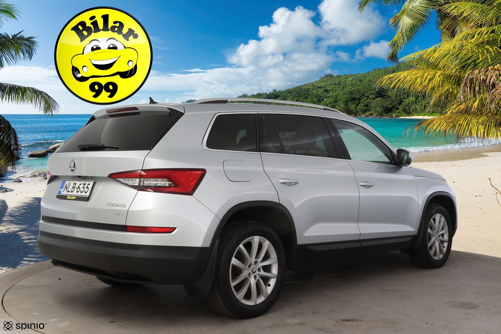 Skoda Kodiaq 2018 2,0TDI 190 4x4 Exclusive**Panorama / 360° Kamera / Ilmastoidut Muistinahat / Adapt.Vakkari / Webasto / Koukku / Canton** - Navi / Kaistavahti / 3-Alueinen / KeylessGO / 2x Renkaat