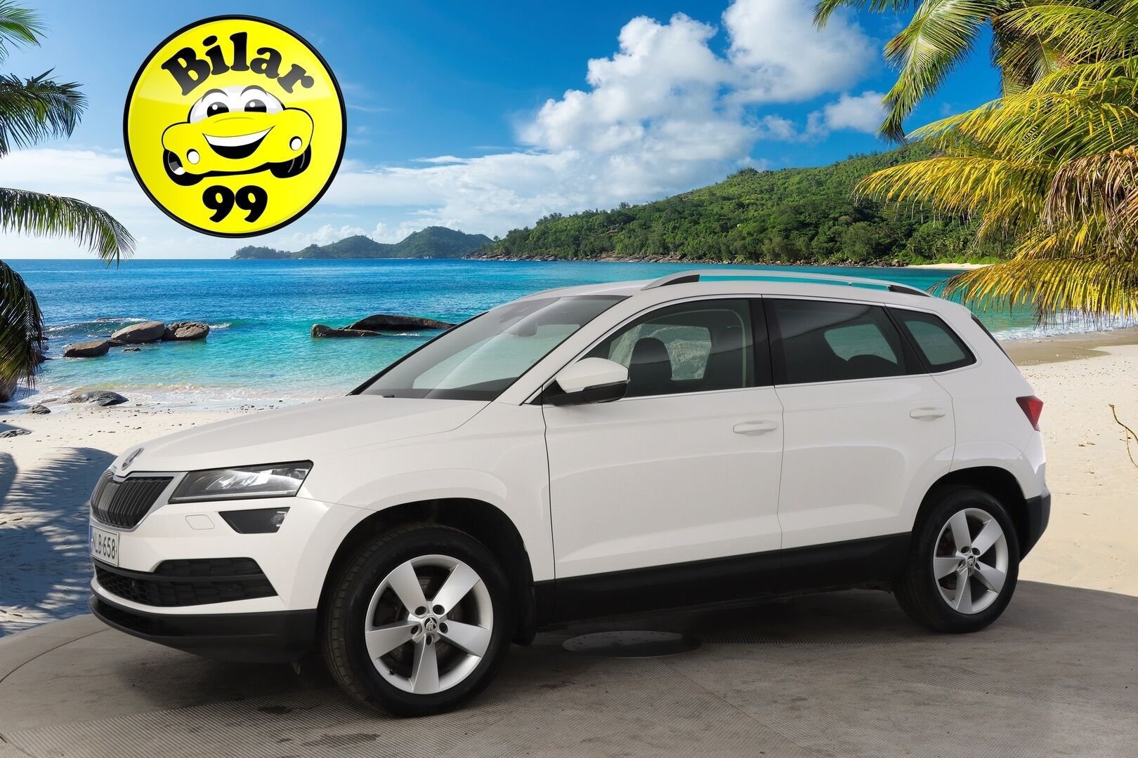 Skoda Karoq 2018 2,0 TDI 150 4x4 Style DSG Autom. *Webasto / ACC / Navi / Koukku / Jakopää tehty!* - *BLIS / Lane Assist / Smartlink / Lämpölasi / 2x Alumiinivanteet hyvillä renkailla*