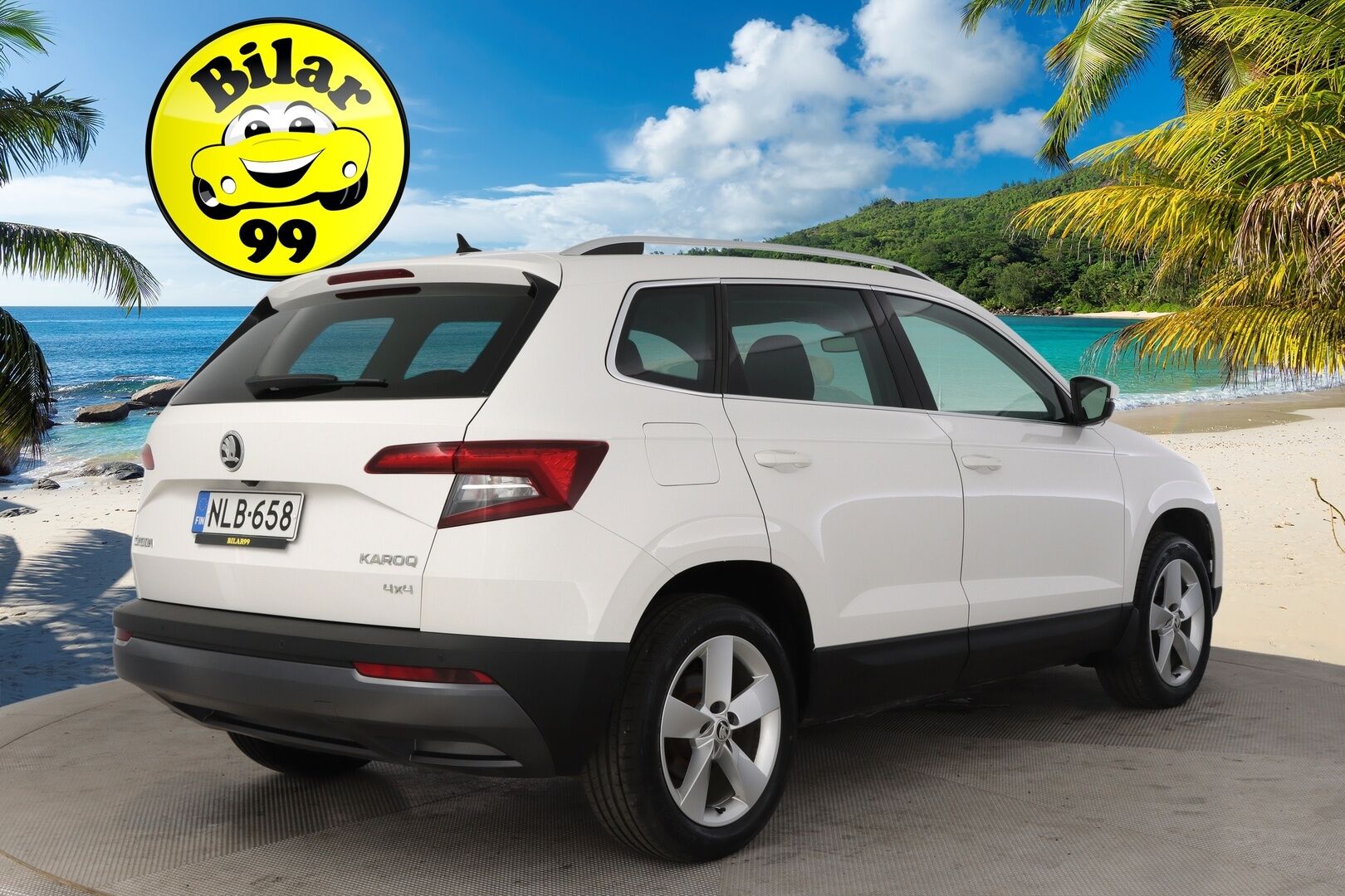 Skoda Karoq 2018 2,0 TDI 150 4x4 Style DSG Autom. *Webasto / ACC / Navi / Koukku / Jakopää tehty!* - *BLIS / Lane Assist / Smartlink / Lämpölasi / 2x Alumiinivanteet hyvillä renkailla*