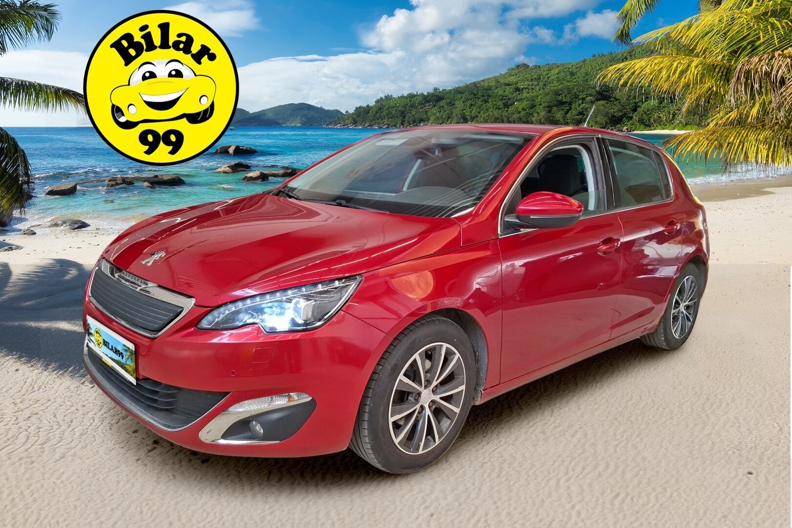 Peugeot 308 2017 Allure Edition PureTech 130 Automaatti - |Vakkari | Lohko&Sisä | Koukku | Tutkat | Bluetooth | 6/26 Jakopää | Suomi-auto
