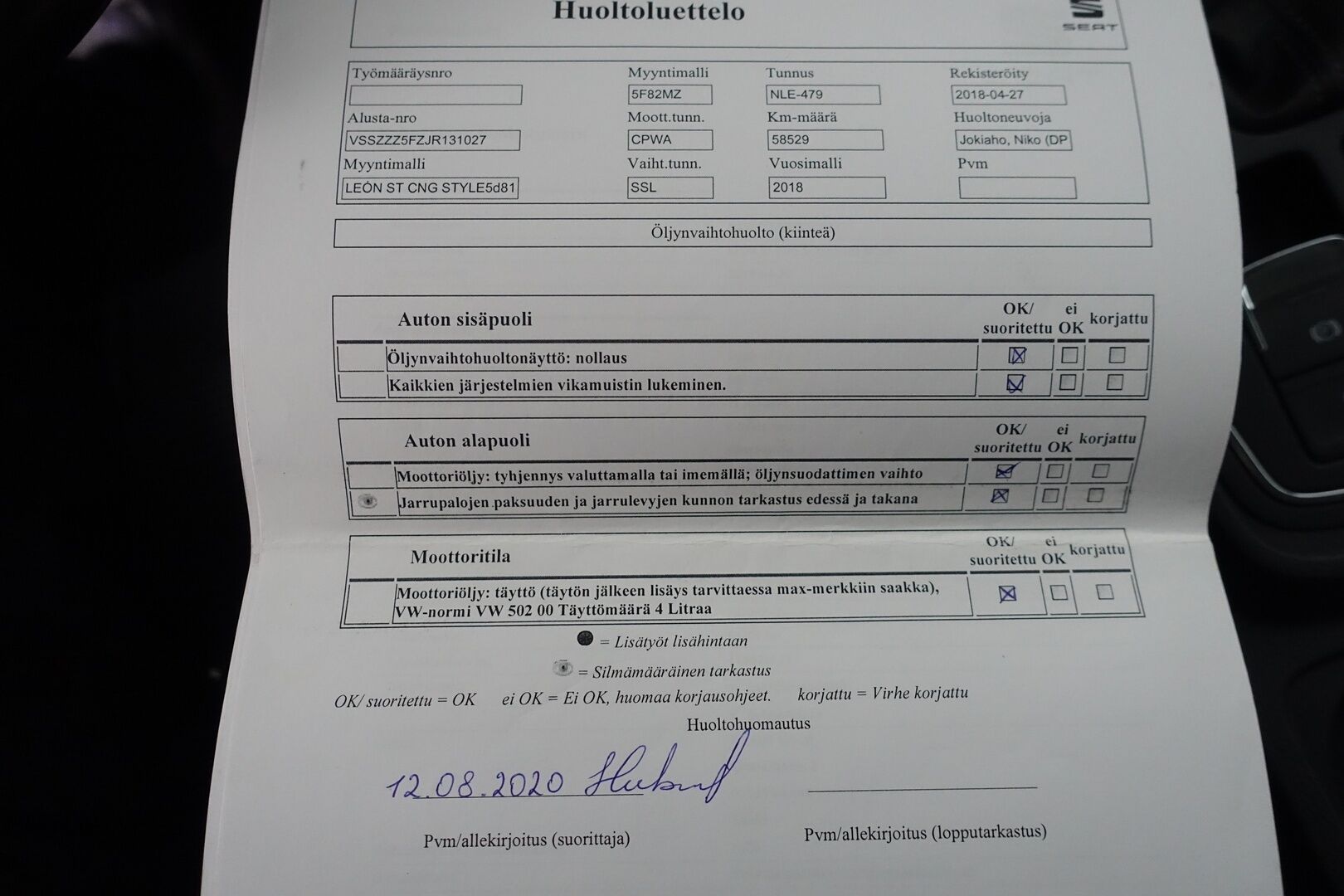 Seat Leon ST 2018 1,4 TGI 110 Style Business DSG / YritysOutlet - Myydään vain yrityksille - *Lohko & Sisäpistoke /Tutkat /  Vakkari / Navi / LED / AppleCarPlay *