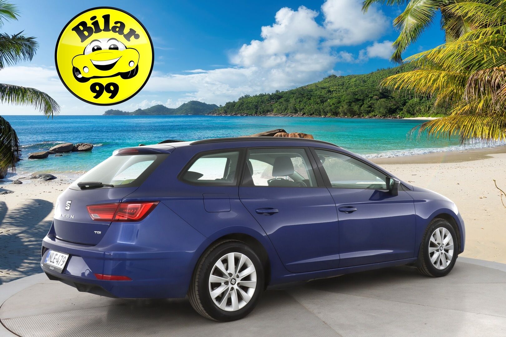 Seat Leon ST 2018 1,4 TGI 110 Style Business DSG / YritysOutlet - Myydään vain yrityksille - *Lohko & Sisäpistoke /Tutkat /  Vakkari / Navi / LED / AppleCarPlay *