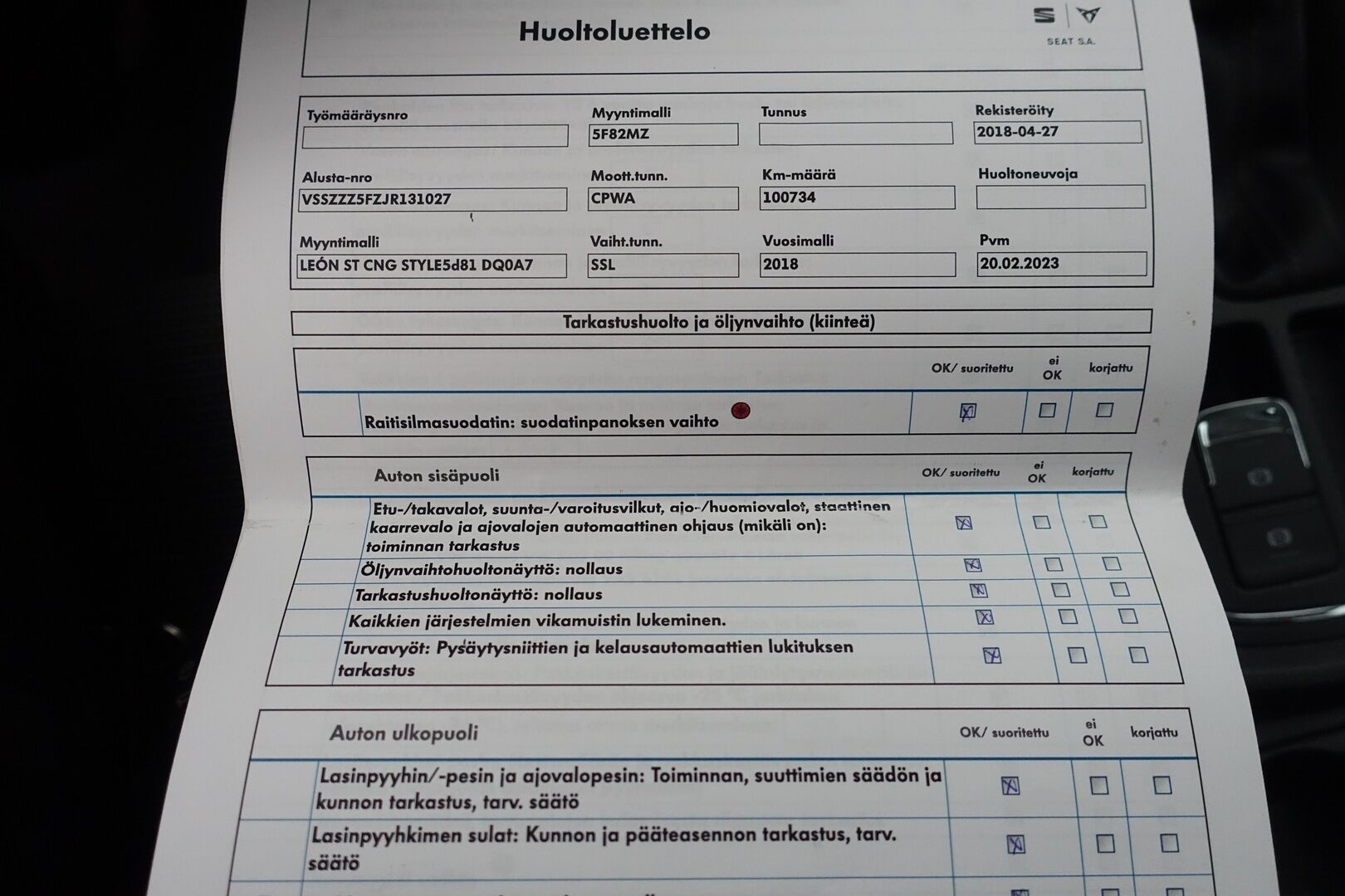 Seat Leon ST 2018 1,4 TGI 110 Style Business DSG / YritysOutlet - Myydään vain yrityksille - *Lohko & Sisäpistoke /Tutkat /  Vakkari / Navi / LED / AppleCarPlay *