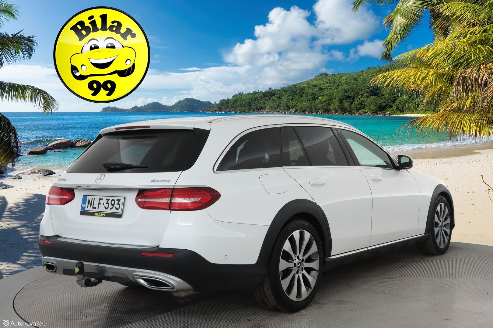 Mercedes-Benz E 2018 220 d 4Matic T A All-Terrain ** Webasto / Koukku / LED-High Performance / Sporttipenkit / P.kamera / Navi ** - 3,99 % KORKOTARJOUS TÄHÄN AUTOON - 2x Renkaat 
