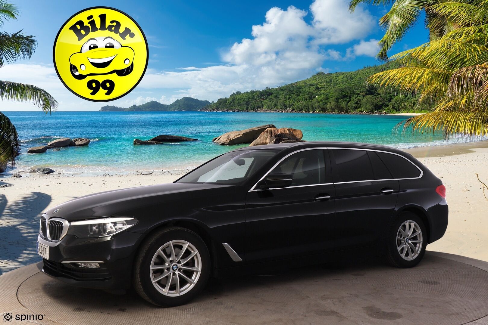 BMW 520 2019 G31 Touring 520d A xDrive Business Comfort *Suomi-auto / Koukku / Vakkari / P-kamera* - 3,99 % KORKOTARJOUS TÄHÄN AUTOON - Tilava ja taloudellinen 5-sarjan farmari!