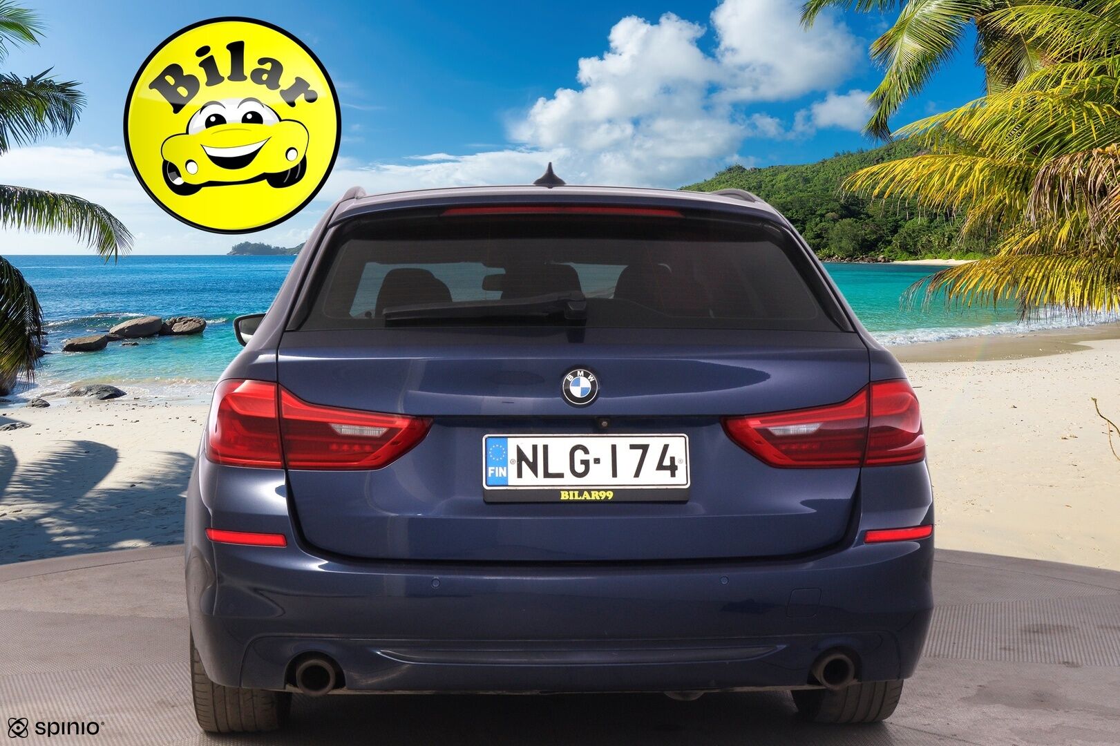 BMW 520 2018 G31 Touring 520d A xDrive Business Sport - Webasto | HUD | 360° | BLIS | H&K | Adapt.Led | Eleohjaus | Koukku
