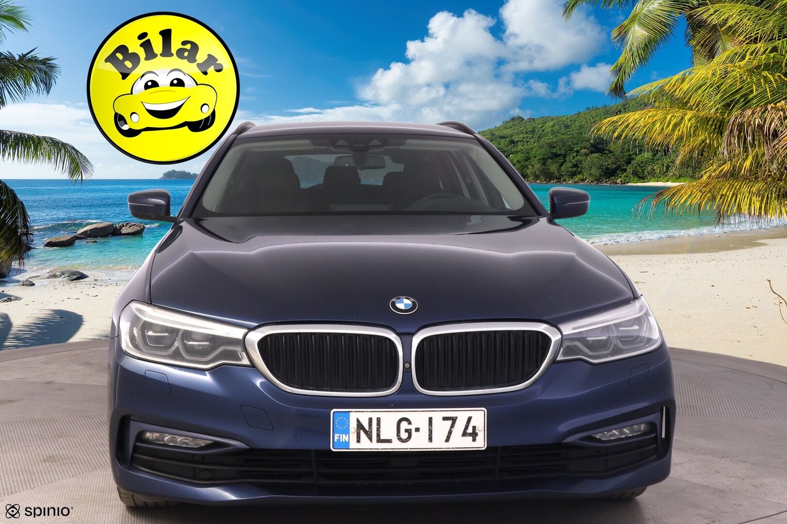 BMW 520 2018 G31 Touring 520d A xDrive Business Sport - Webasto | HUD | 360° | BLIS | H&K | Adapt.Led | Eleohjaus | Koukku