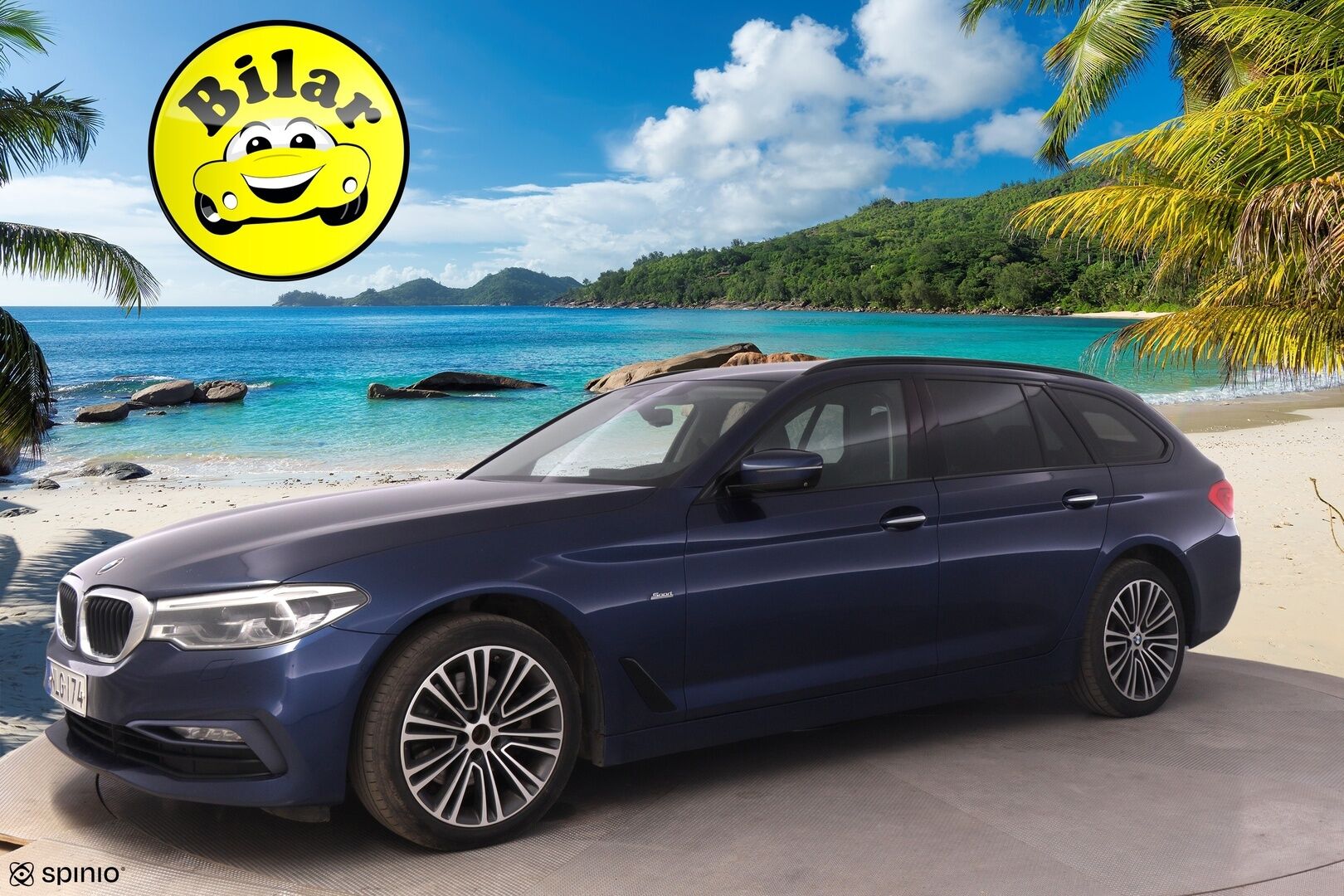 BMW 520 2018 G31 Touring 520d A xDrive Business Sport - Webasto | HUD | 360° | BLIS | H&K | Adapt.Led | Eleohjaus | Koukku