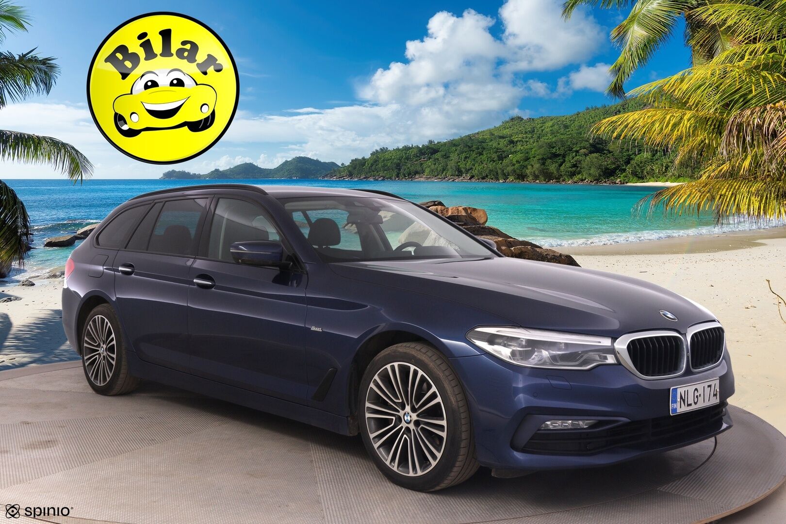 BMW 520 2018 G31 Touring 520d A xDrive Business Sport - Webasto | HUD | 360° | BLIS | H&K | Adapt.Led | Eleohjaus | Koukku
