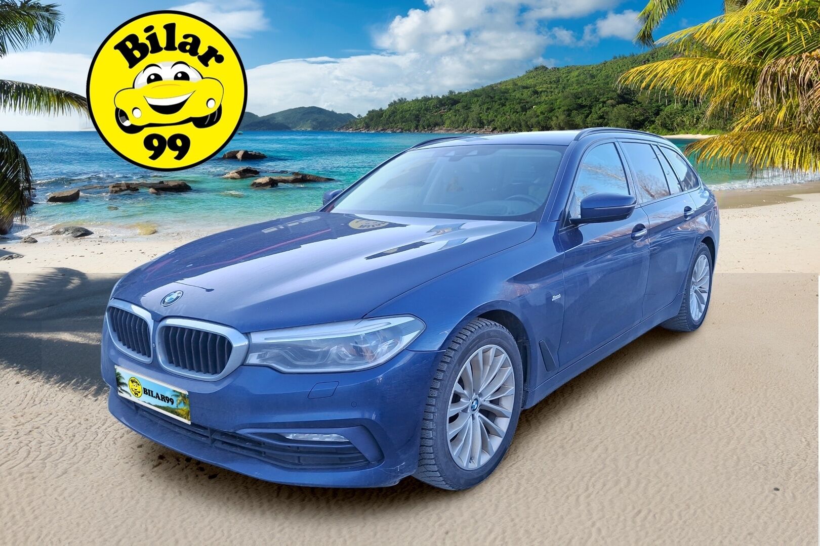 BMW 520 2018 G31 Touring 520d A xDrive Business Sport *Webasto / HUD / 360° / BLIS / H&K / Adapt.Led / Eleohjaus / Koukku* - Merkkihuollettu Suomiauto kaksilla hyvillä renkailla ja merkkivanteilla! - HULLUT AVAJAISHULINAT KORKOTARJOUS 3,29 %