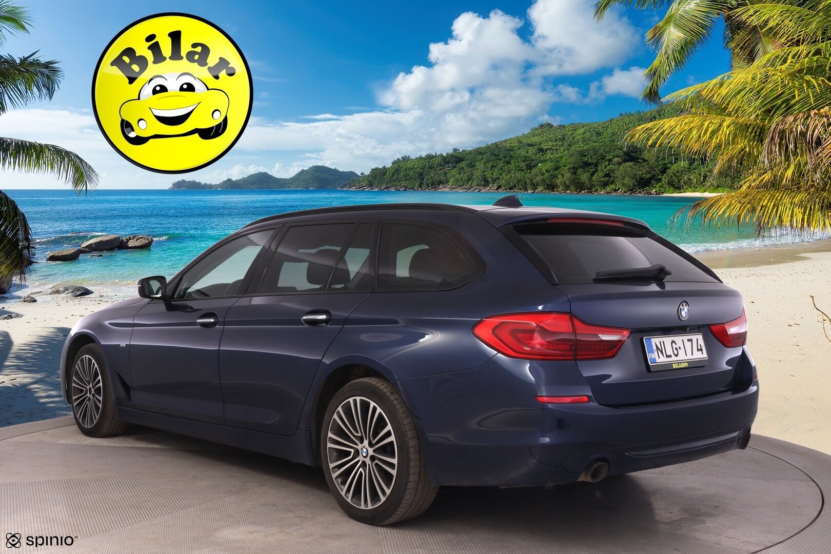 BMW 520 2018 G31 Touring 520d A xDrive Business Sport - Webasto | HUD | 360° | BLIS | H&K | Adapt.Led | Eleohjaus | Koukku