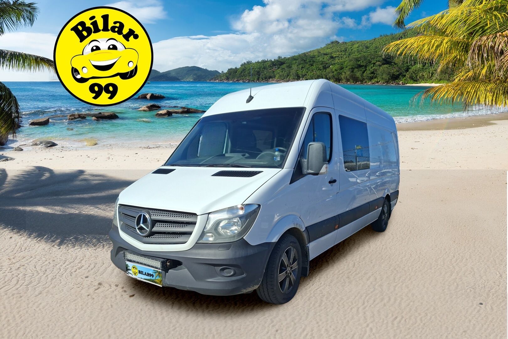 Mercedes-Benz Sprinter 2018 214CDI RWD-3,19/37 KB pitkä A2 A / 2+3 Matkailuauto  P.kamera / Vakkari / Bluetooth / Jääkaappi / Mikro - 5-paikkainen / 2x vanteet / Upea Matkailuauto / - HULLUT AVAJAISHULINAT KORKOTARJOUS 3,29 %