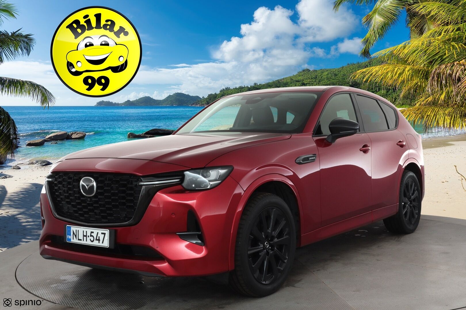 Mazda CX-60 2023 2.5 PHEV 8AT AWD PR Homura - | ACC | Koukku | 360-Kamera | Muistipenkki | HUD | Panorama | Ilmastoidut Penkit Edessä | Suomi-Auto | Akku kuntotarkastettu SoH 92,2% | Kahdet Renkaat | 2x Lataus |