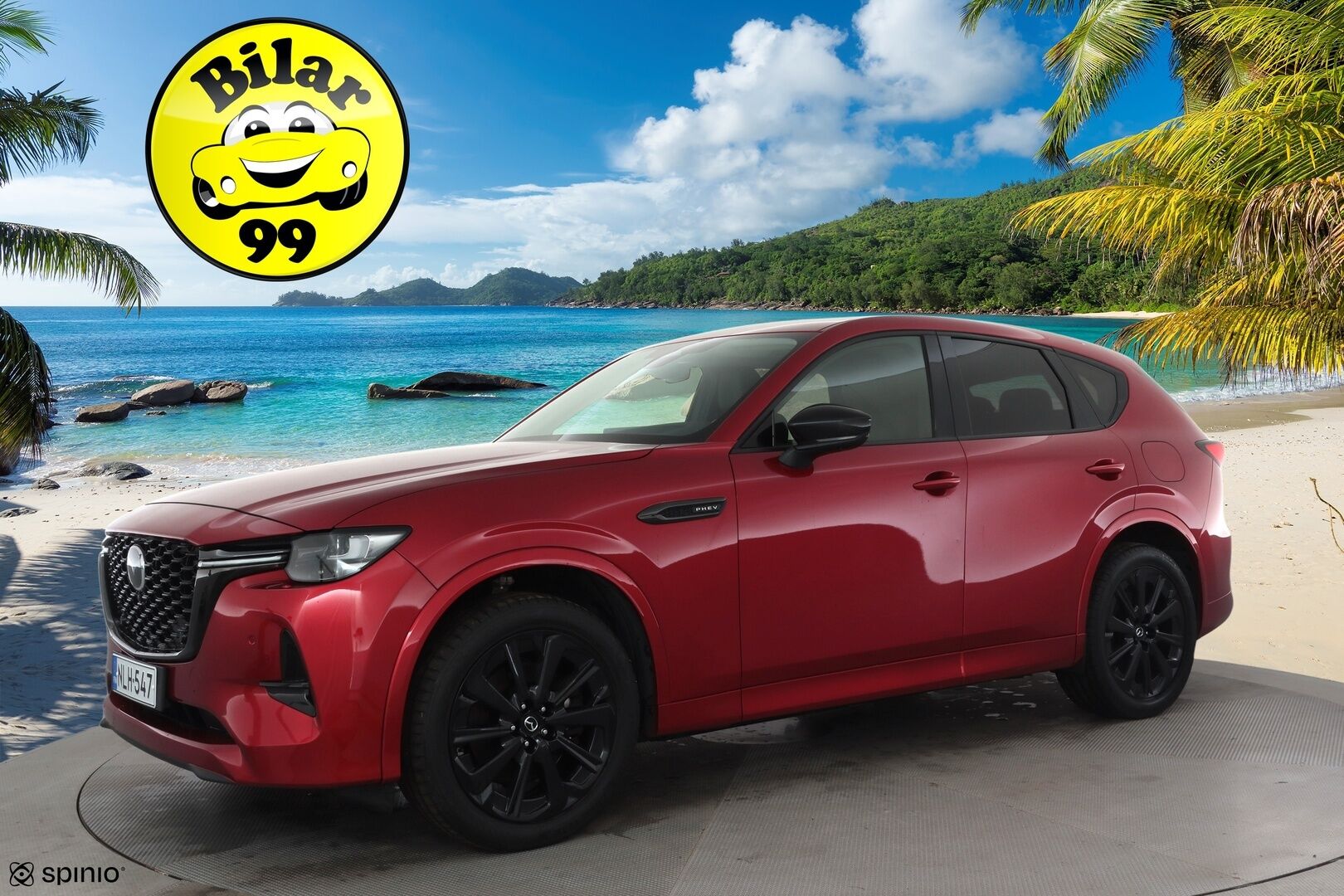 Mazda CX-60 2023 2.5 PHEV 8AT AWD PR Homura * ACC / Koukku / Lohko / 360-Kamera / Muistipenkki / HUD / Panorama * - Suomi-Auto / Akku kuntotarkastettu SoH 92,2% / Kahdet Renkaat / 2x Lataus