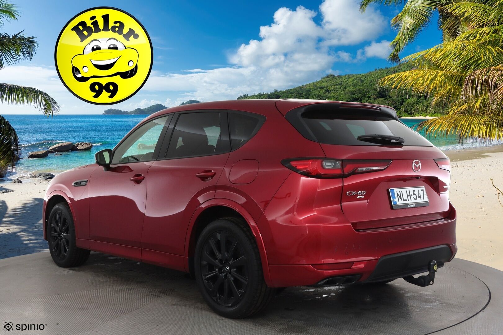 Mazda CX-60 2023 2.5 PHEV 8AT AWD PR Homura * ACC / Koukku / Lohko / 360-Kamera / Muistipenkki / HUD / Panorama * - Suomi-Auto / Akku kuntotarkastettu SoH 92,2% / Kahdet Renkaat / 2x Lataus