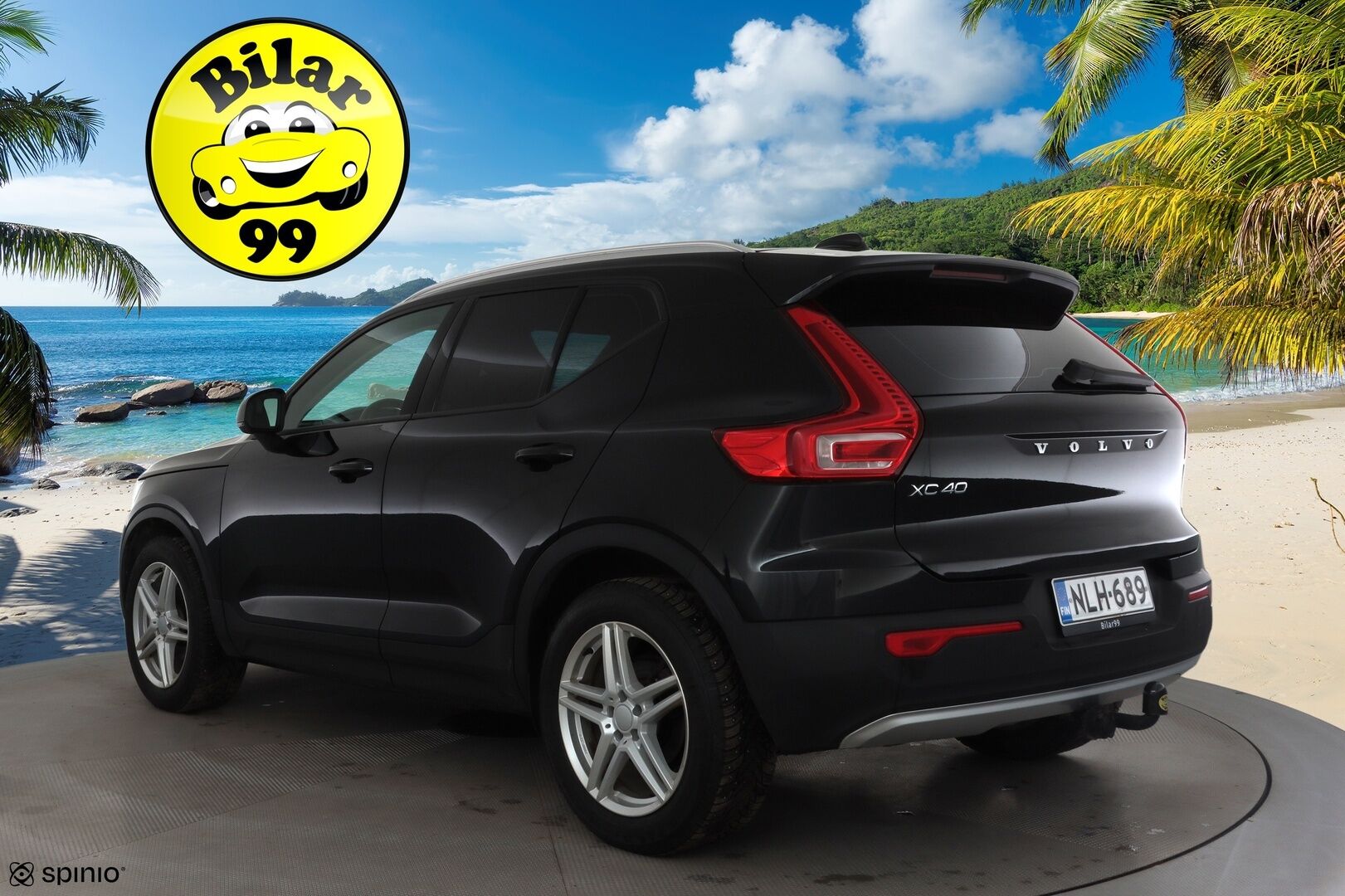 Volvo XC40 2019 D3 Business aut * ACC / P.tutkat / Webasto / Navi / LED / H&K / Koukku / Puolinahat / KeylessGo * - Suomi-auto / Kahdet renkaat aluvanteilla
