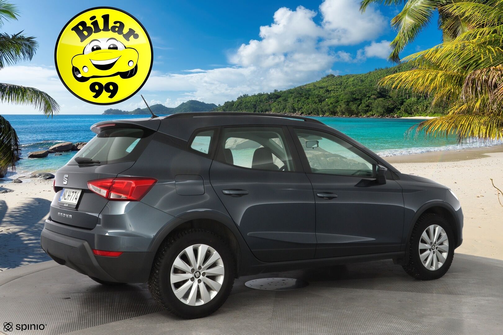 Seat Arona 2018 1,0 EcoTSI 115 Style DSG *Lohkolämmitin / P-Tutka / Vakkari* - Suomi-auto / Juuri huollettu / Metalliväri / Kahdet Seatin vanteet