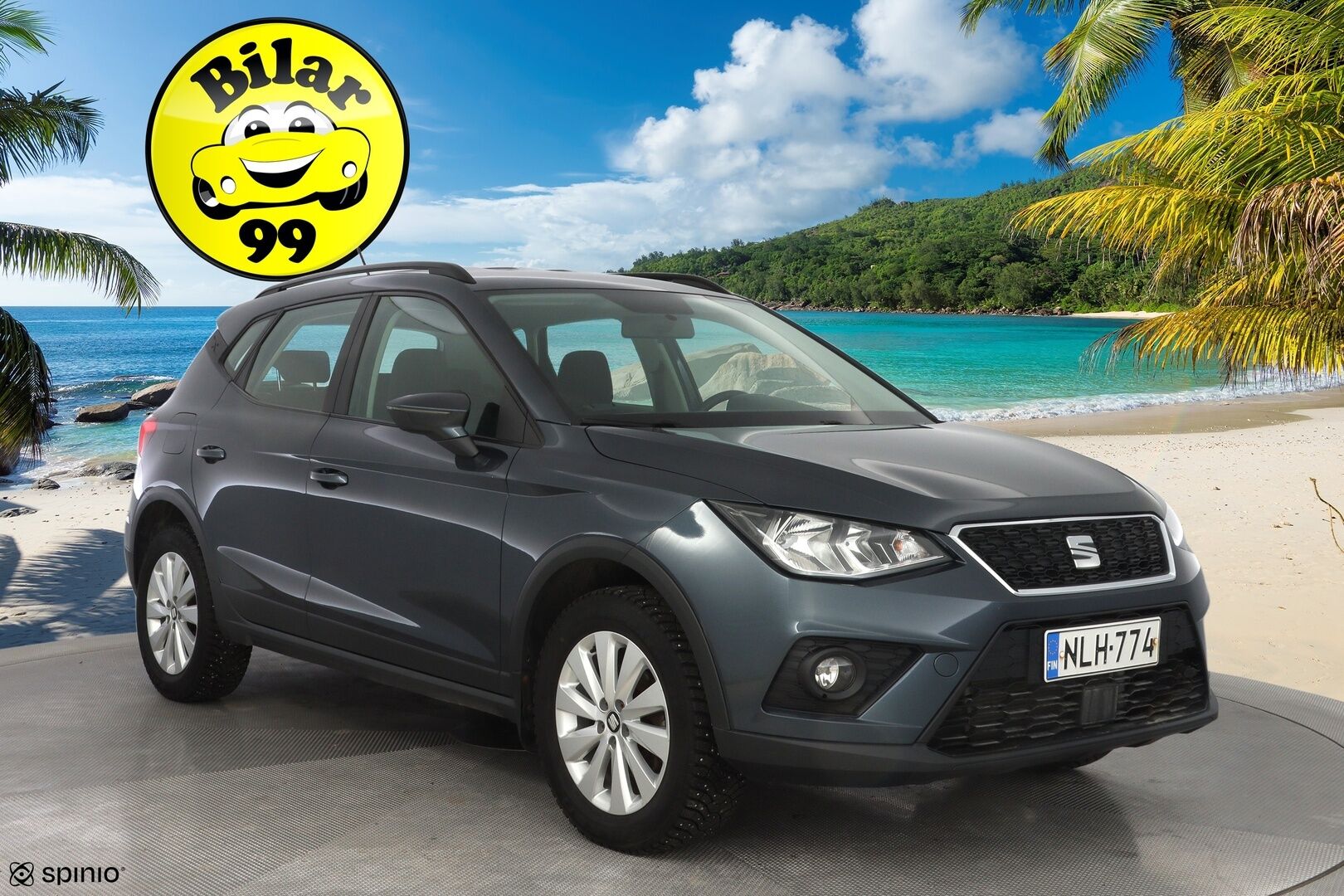 Seat Arona 2019 1,0 EcoTSI 115 Style DSG *Lohkolämmitin / P-Tutka / Vakkari* - Suomi-auto / Juuri huollettu / Metalliväri / Kahdet Seatin vanteet