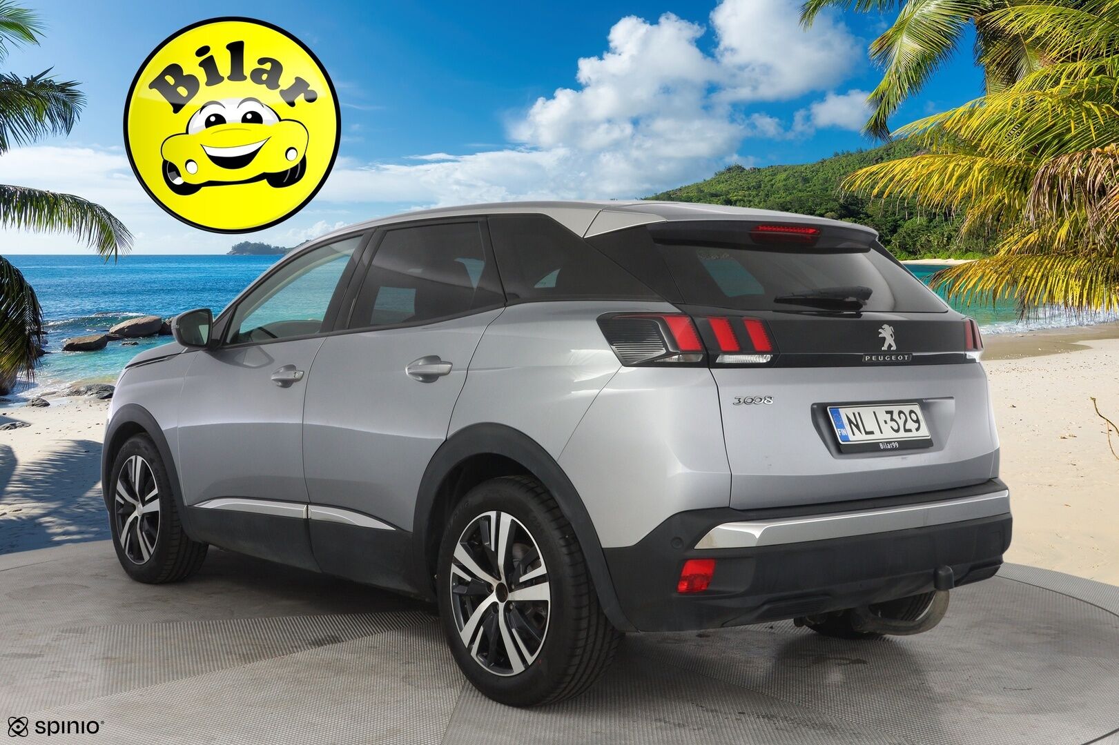Peugeot 3008 2020 Allure PureTech 180 EAT8-automaatti - Koukku | Lohko | Vakkari | Appconnect | Muistipenkki nahoilla | Keyless | LED | Suomi-auto | Kahdet renkaat alumiinivanteilla | Juuri huollettu & katsastettu!
