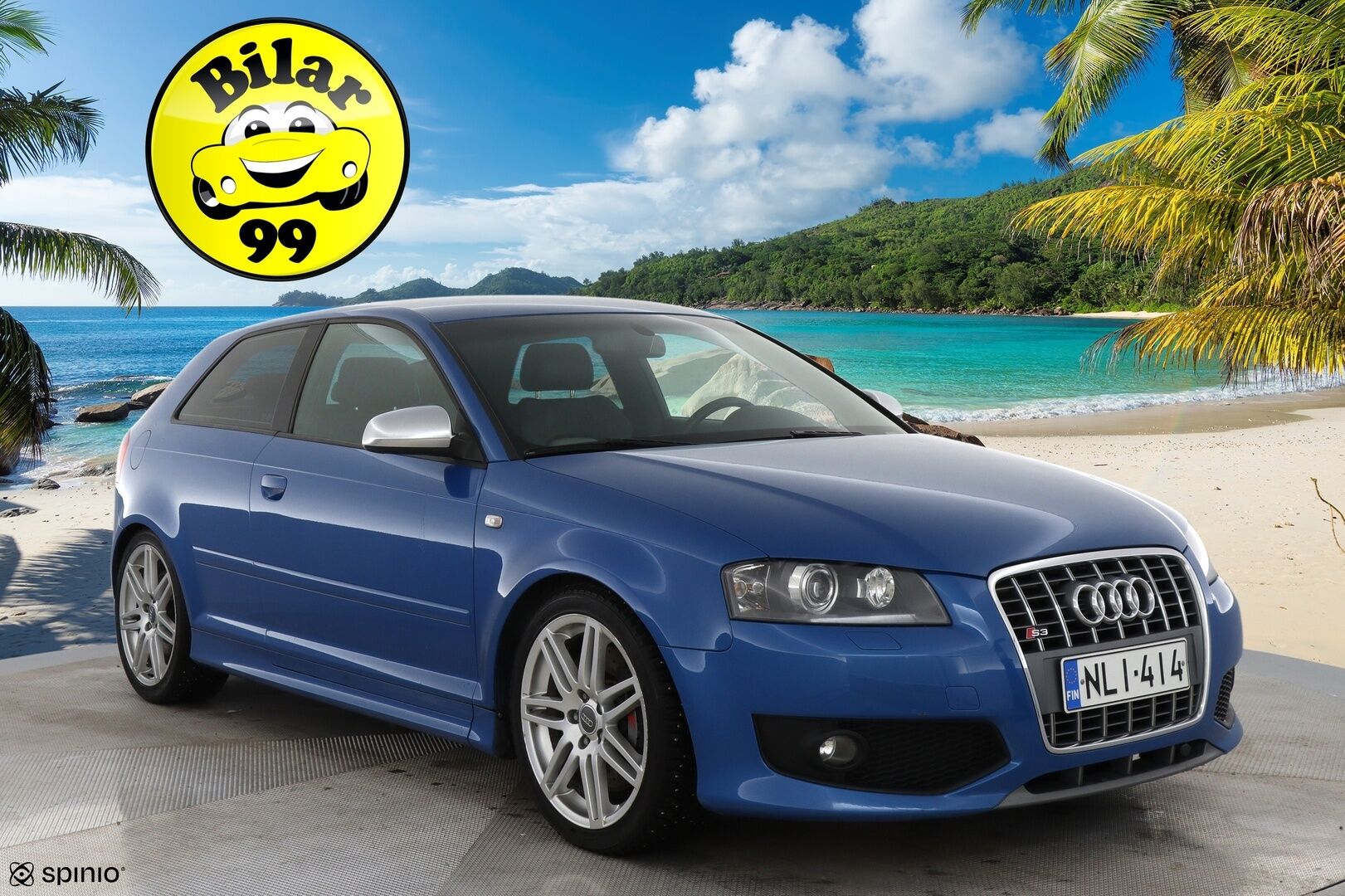 Audi S3 2007 2,0 TFSI 195 kW quattro - S-Line / Manuaali / Nahkasisusta / Urheiluistuimet / 2x Avain