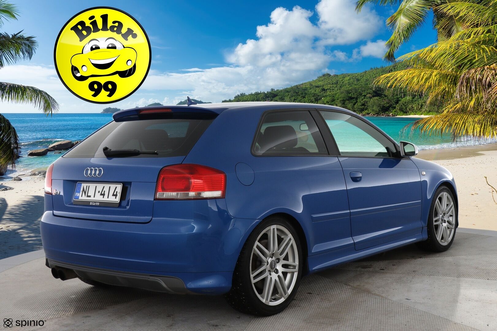 Audi S3 2007 2,0 TFSI 195 kW quattro - S-Line / Manuaali / Nahkasisusta / Urheiluistuimet / 2x Avain