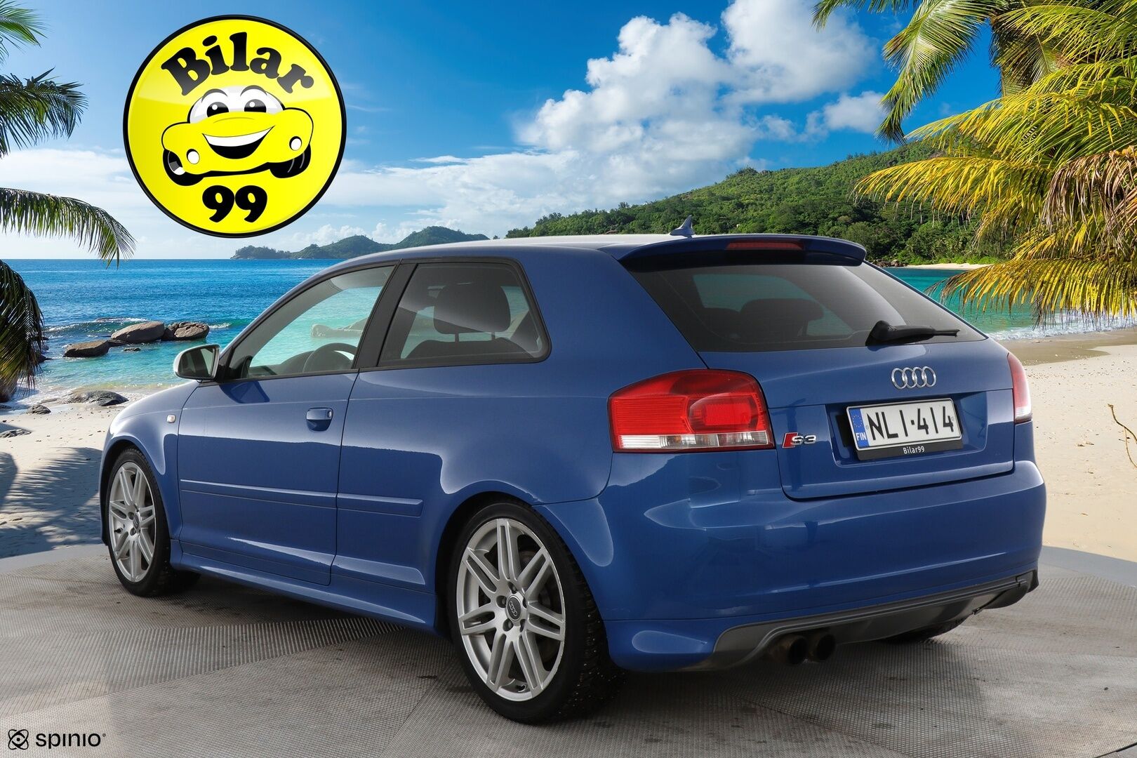 Audi S3 2007 2,0 TFSI 195 kW quattro - S-Line / Manuaali / Nahkasisusta / Urheiluistuimet / 2x Avain