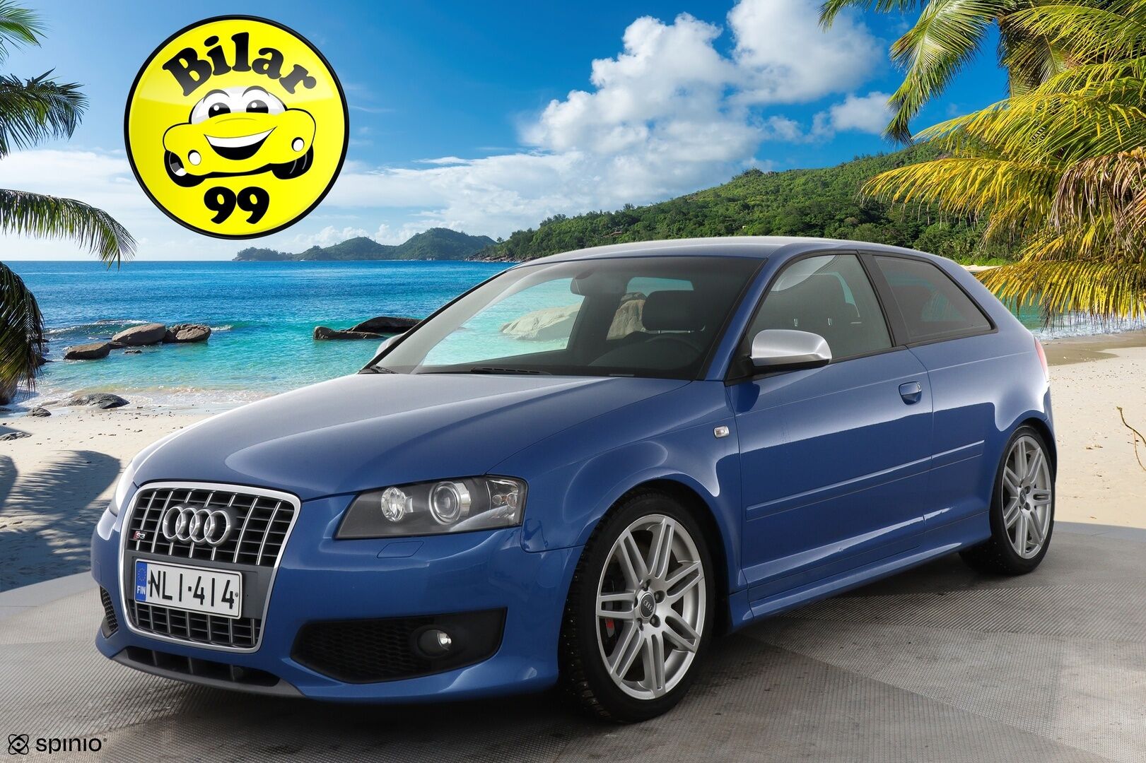 Audi S3 2007 2,0 TFSI 195 kW quattro - S-Line / Manuaali / Nahkasisusta / Urheiluistuimet / 2x Avain