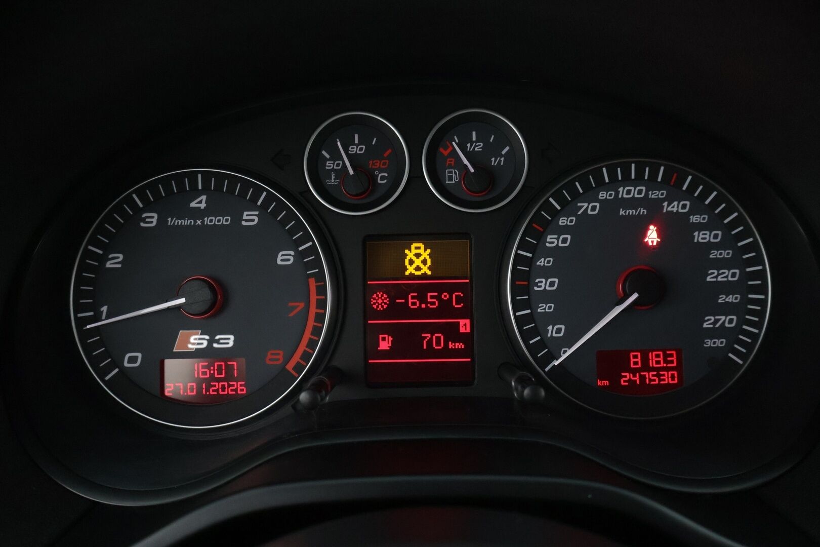 Audi S3 2007 2,0 TFSI 195 kW quattro - S-Line / Manuaali / Nahkasisusta / Urheiluistuimet / 2x Avain