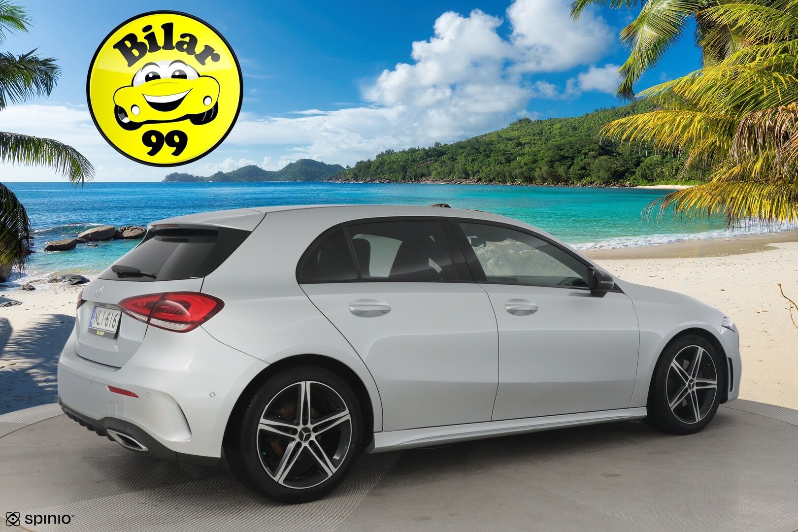 Mercedes-Benz A 2019 180 A Business AMG *Widescreen / LED High Performance / P.Kamera / Keyless / Navi / Lohko* - *Upea yksilö! / Laajennettu Ambient valo!* - HULLUT JOULUT KORKOTARJOUS 2,49% 