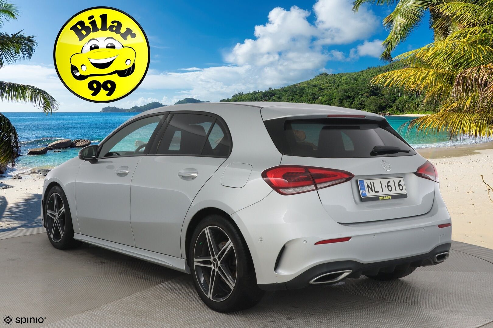 Mercedes-Benz A 2019 180 A Business AMG *Widescreen / LED High Performance / P.Kamera / Keyless / Navi / Lohko* - *Upea yksilö! / Laajennettu Ambient valo!* - HULLUT JOULUT KORKOTARJOUS 2,49% 