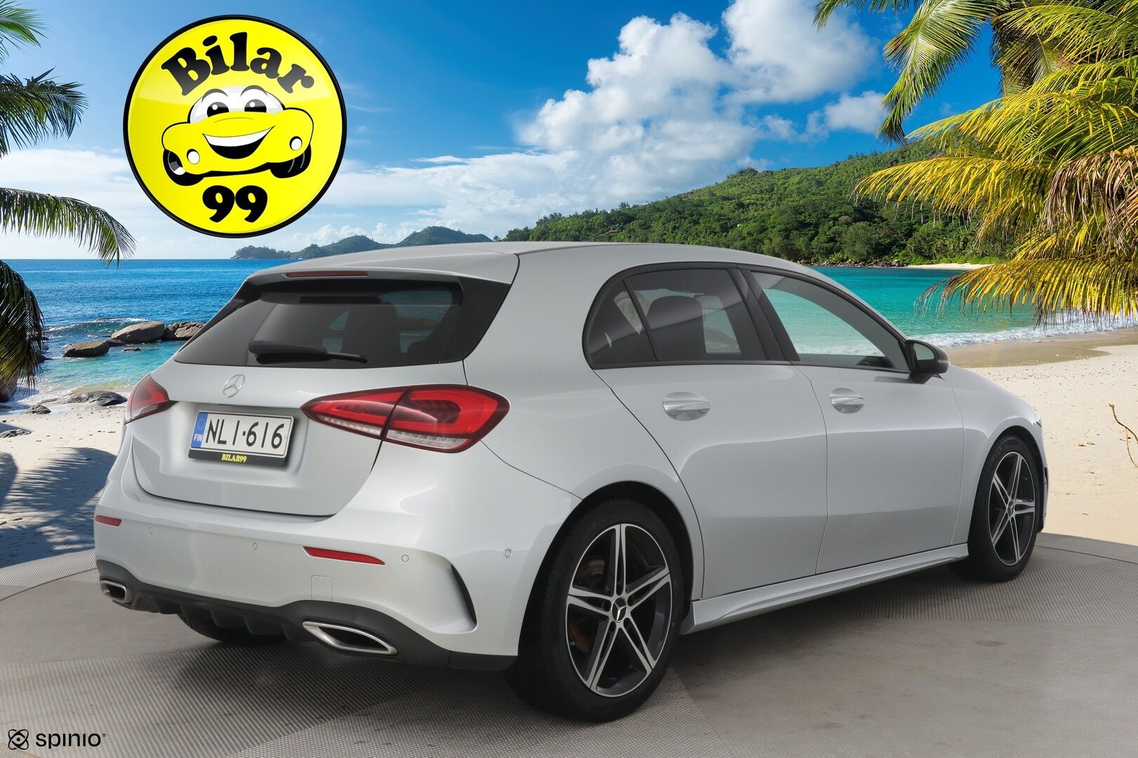Mercedes-Benz A 2019 180 A Business AMG *Widescreen / LED High Performance / P.Kamera / Keyless / Navi / Lohko* - *Upea yksilö! / Laajennettu Ambient valo!* - HULLUT JOULUT KORKOTARJOUS 2,49% 