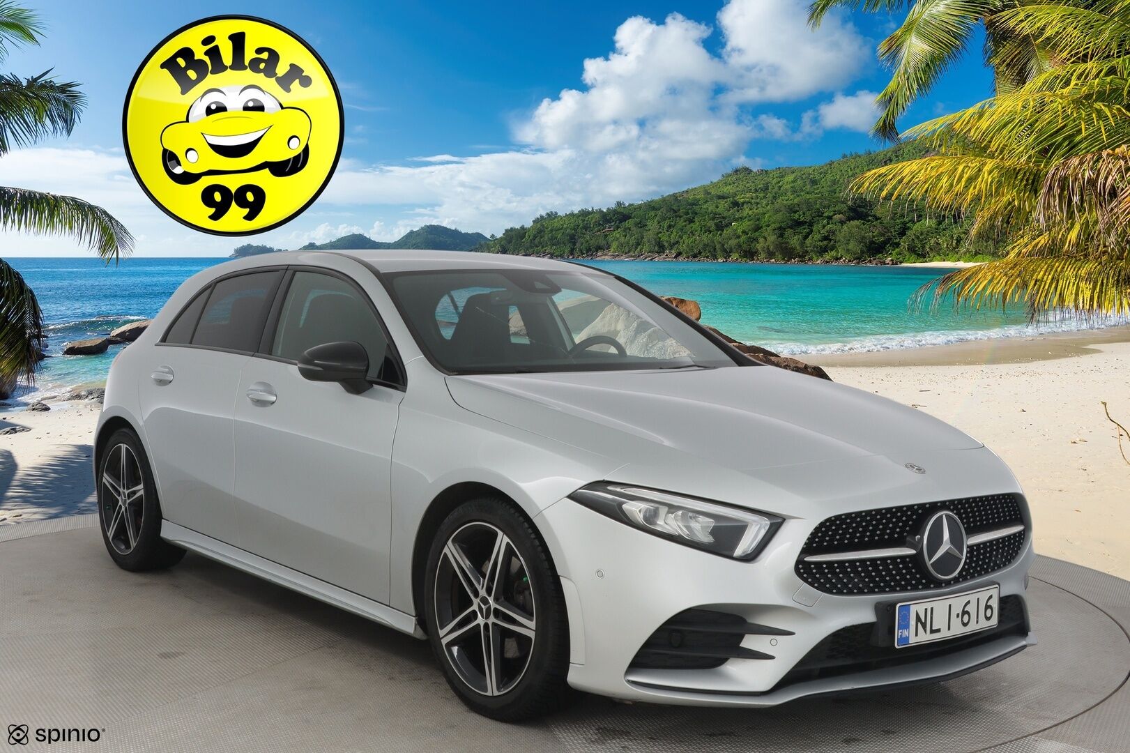 Mercedes-Benz A 2019 180 A Business AMG *Widescreen / LED High Performance / P.Kamera / Keyless / Navi / Lohko* - *Upea yksilö! / Laajennettu Ambient valo!* - HULLUT JOULUT KORKOTARJOUS 2,49% 