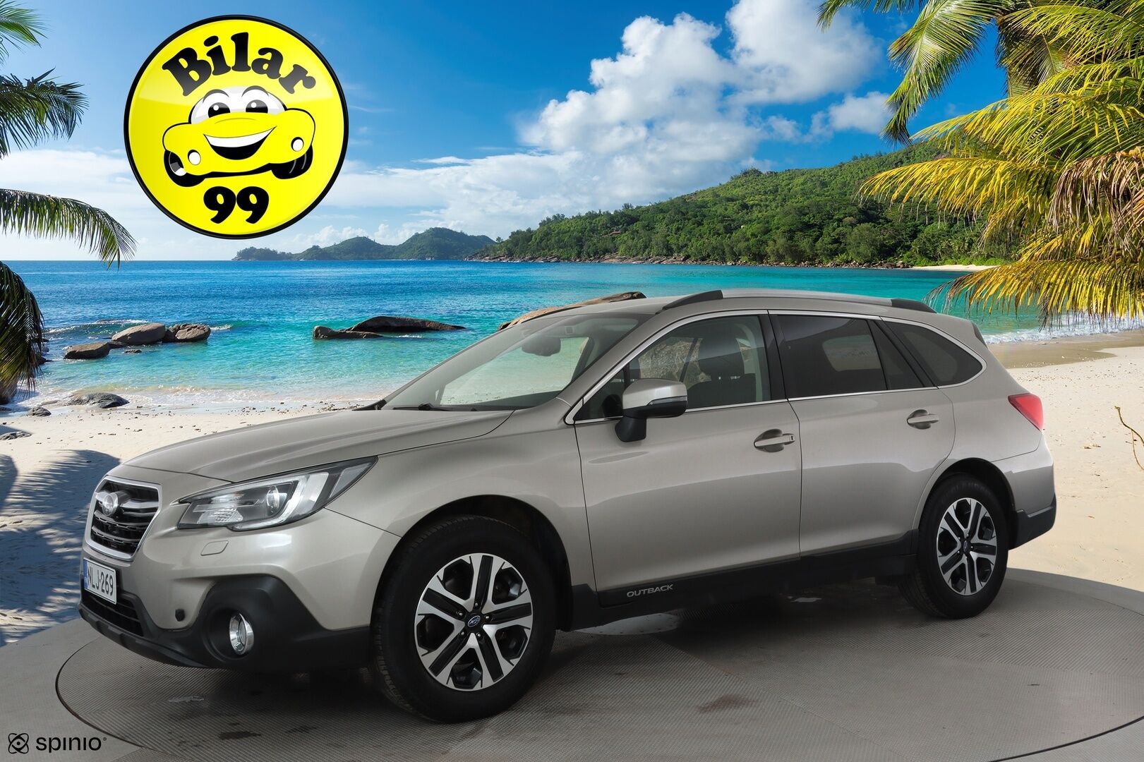 Subaru Outback 2018 2,5i Active CVT Winter **Adapt.Vakkari / LED-valot / P.Kamera / Sisätilanlämmitin / Koukku / Kaistavahti / Keyless** - Suomi-auto / Kahdet Renkaat