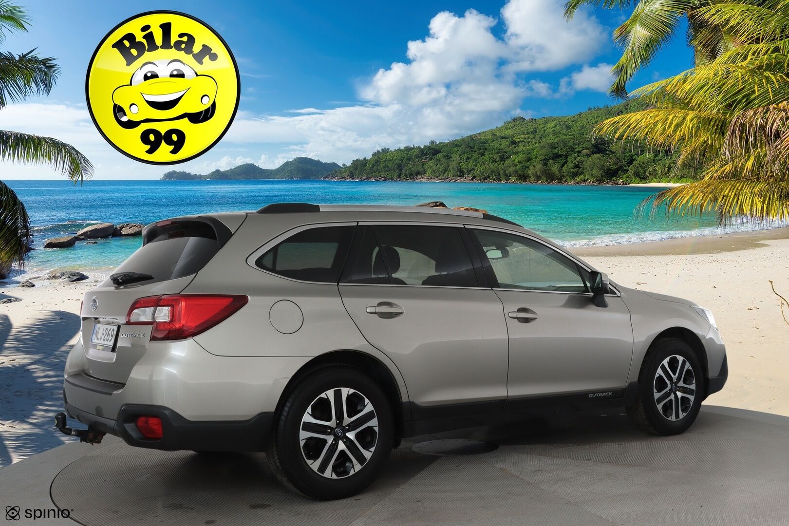 Subaru Outback 2018 2,5i Active CVT Winter **Adapt.Vakkari / LED-valot / P.Kamera / Sisätilanlämmitin / Koukku / Kaistavahti / Keyless** - 3,99% KORKOTARJOUS TÄHÄN AUTOON 21.9. ASTI - Suomi-auto / Kahdet Renkaat