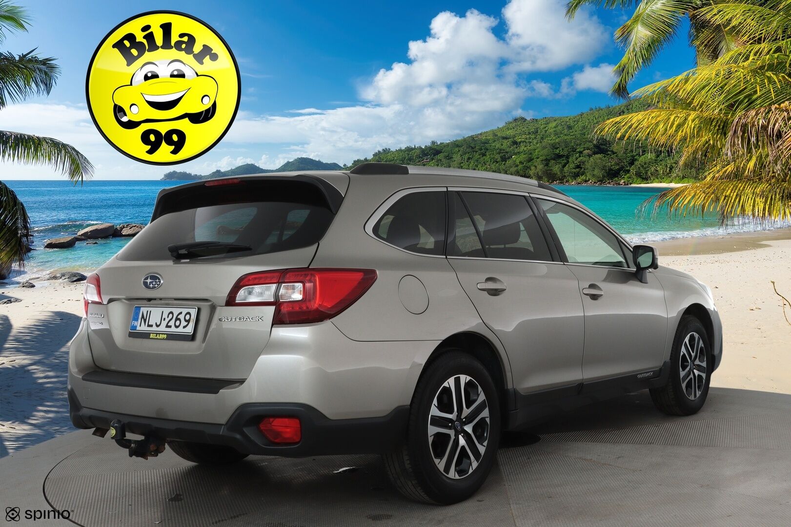 Subaru Outback 2018 2,5i Active CVT Winter **Adapt.Vakkari / LED-valot / P.Kamera / Sisätilanlämmitin / Koukku / Kaistavahti / Keyless** - Suomi-auto / Kahdet Renkaat