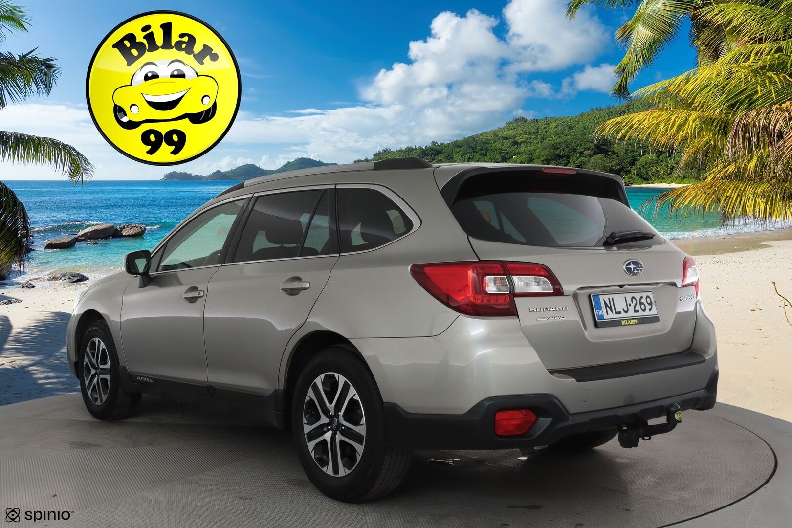 Subaru Outback 2018 2,5i Active CVT Winter **Adapt.Vakkari / LED-valot / P.Kamera / Sisätilanlämmitin / Koukku / Kaistavahti / Keyless** - Suomi-auto / Kahdet Renkaat